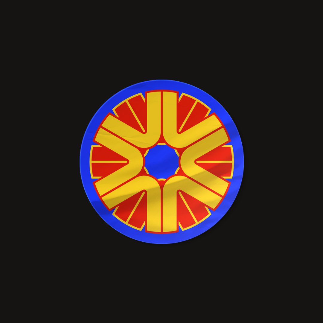 OSC-139 Sun Wheel Sticker