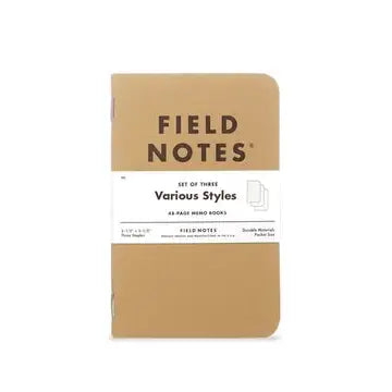 Field Notes - Original Kraft - Plain Paper - 3 Pack