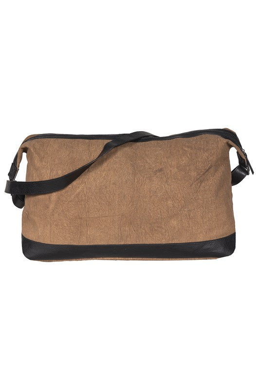 Up-Cycled Canvas Duffel Bag