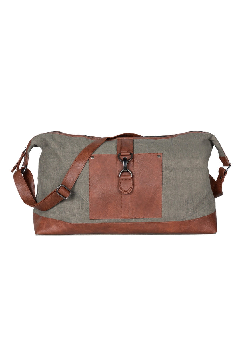 Up-Cycled Canvas Duffel Bag
