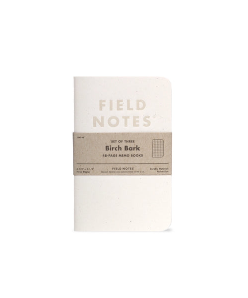 Field Notes - Birch Bark 3-Pack