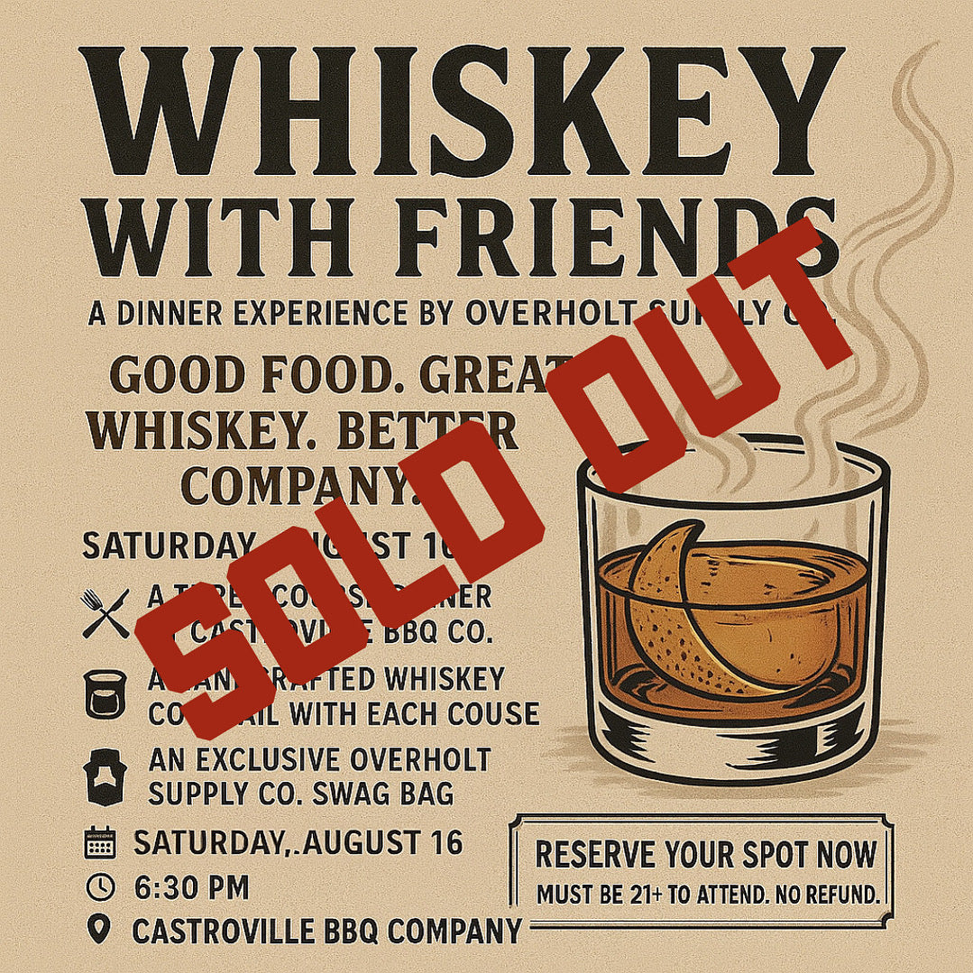 Whiskey with Friends – BBQ Dinner + Whiskey Pairing