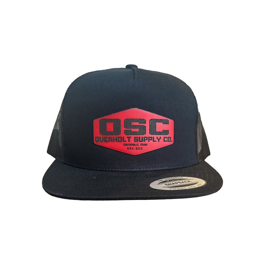 OSC-003 Field Cap — Shop Rag Red