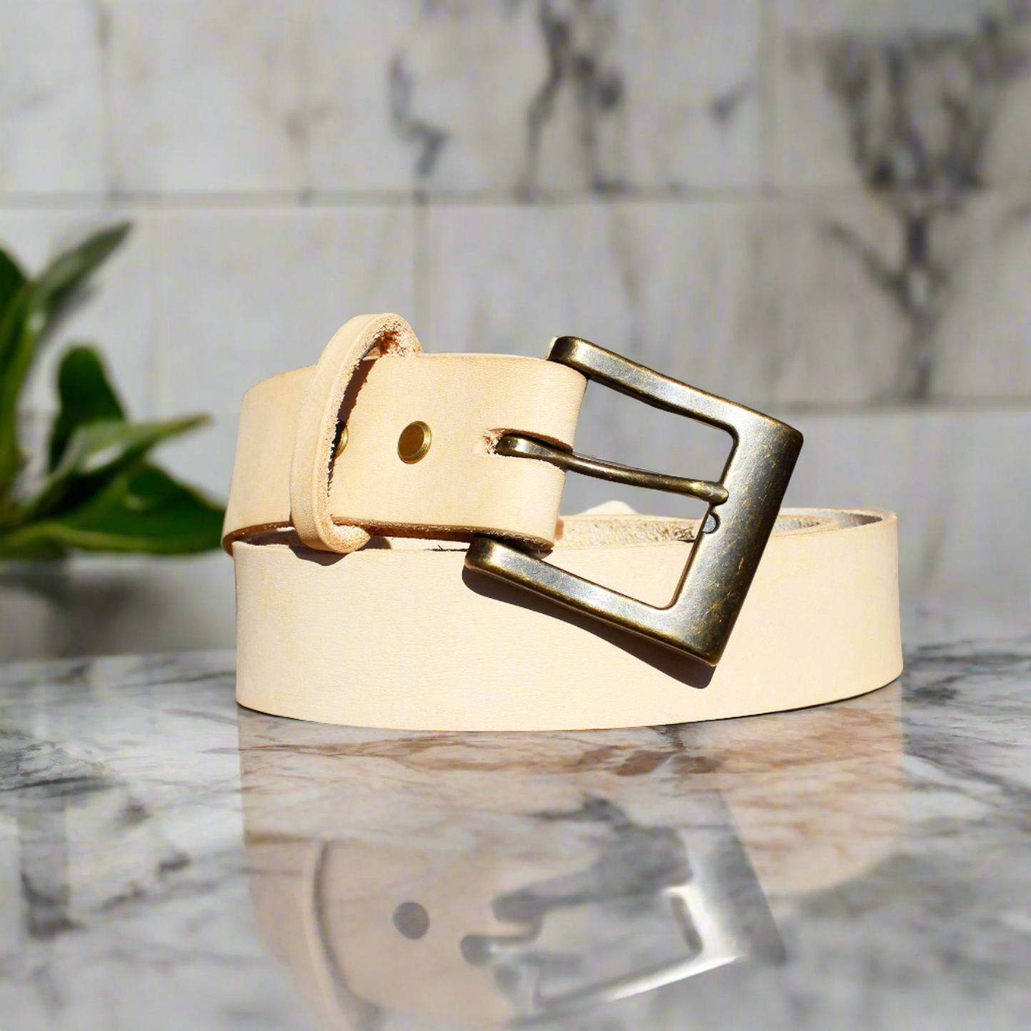 Overholt Men's Leather Belt