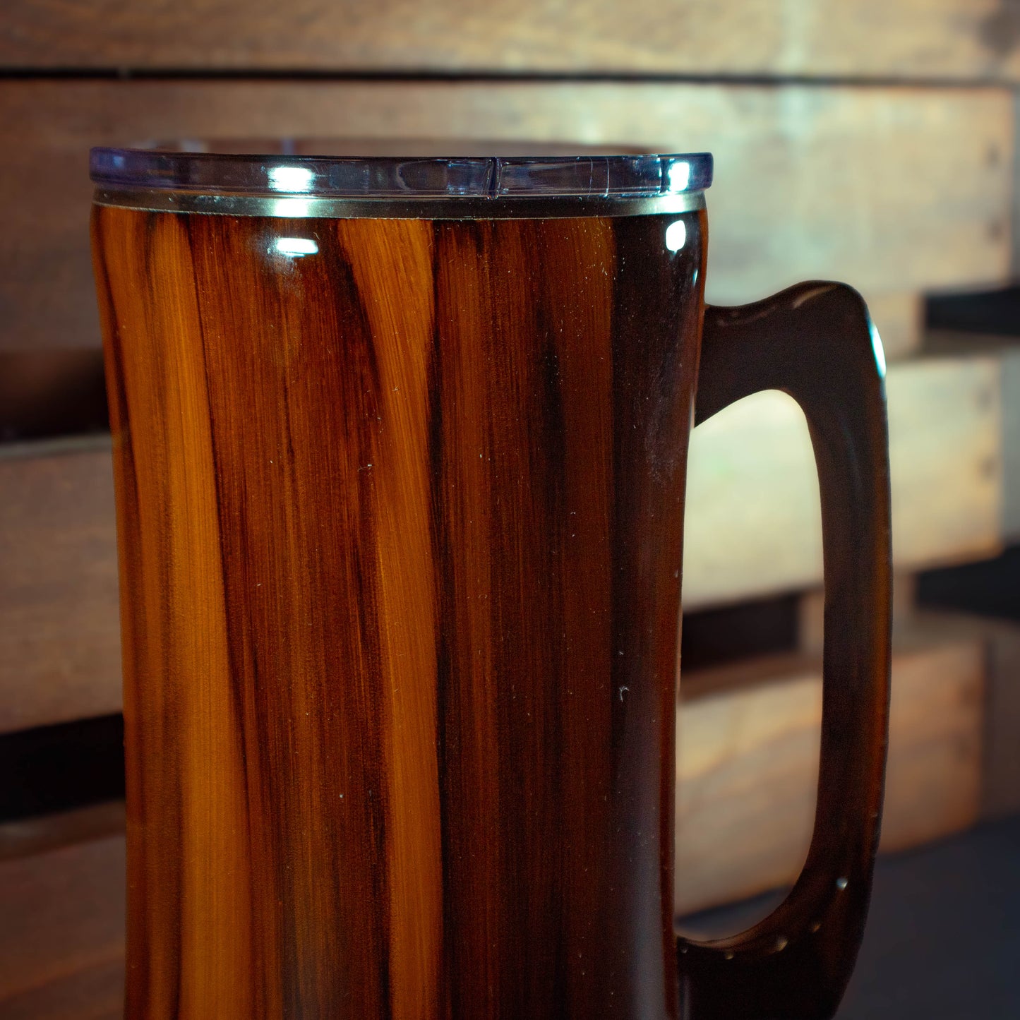 20 Oz Wood Grain Mug