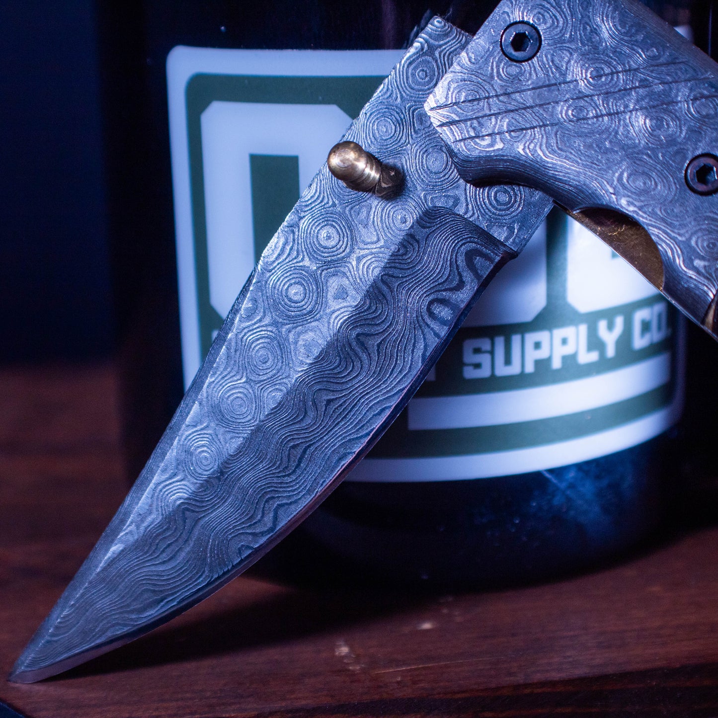 Classico Raindrop Damascus Folder