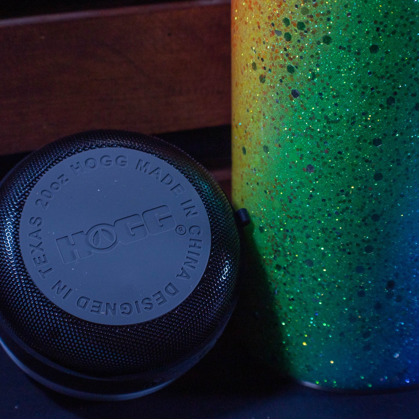 20 Oz Glow and Groove Rainbow Tumbler