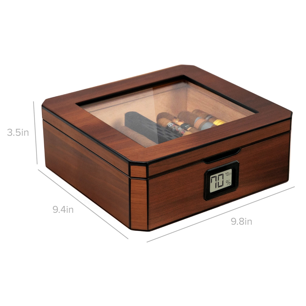 Mag Humidor - Walnut