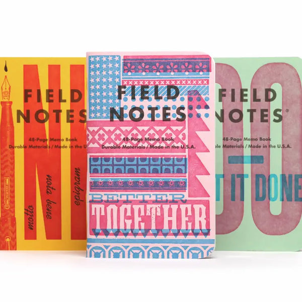 Field Notes - United States of Letter Press - B Series