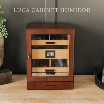 Luca Humidor Cabinet - Walnut