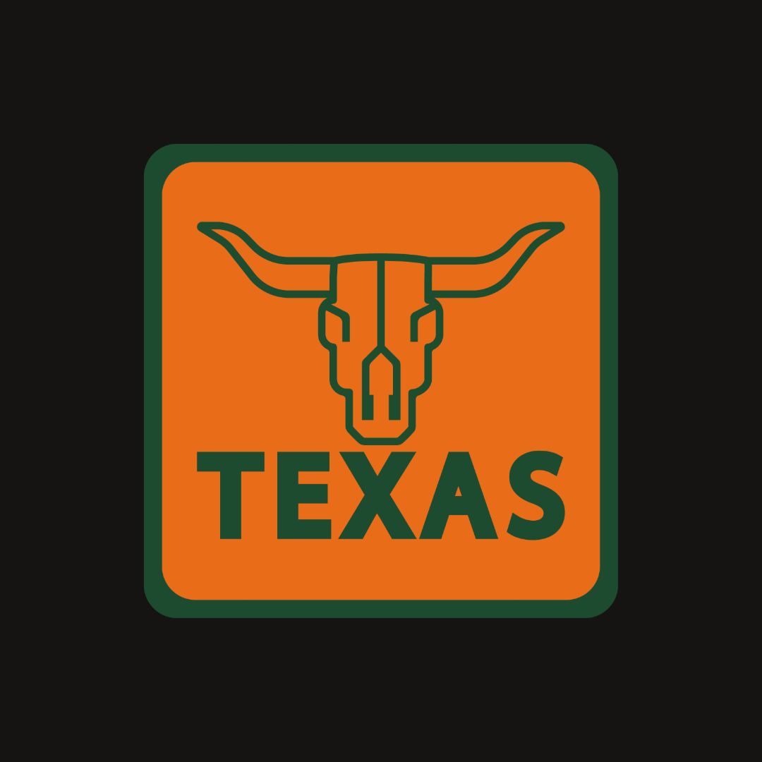 OSC -125 Texas Cow Skull Decal