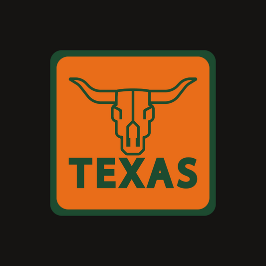 OSC -125 Texas Cow Skull Decal
