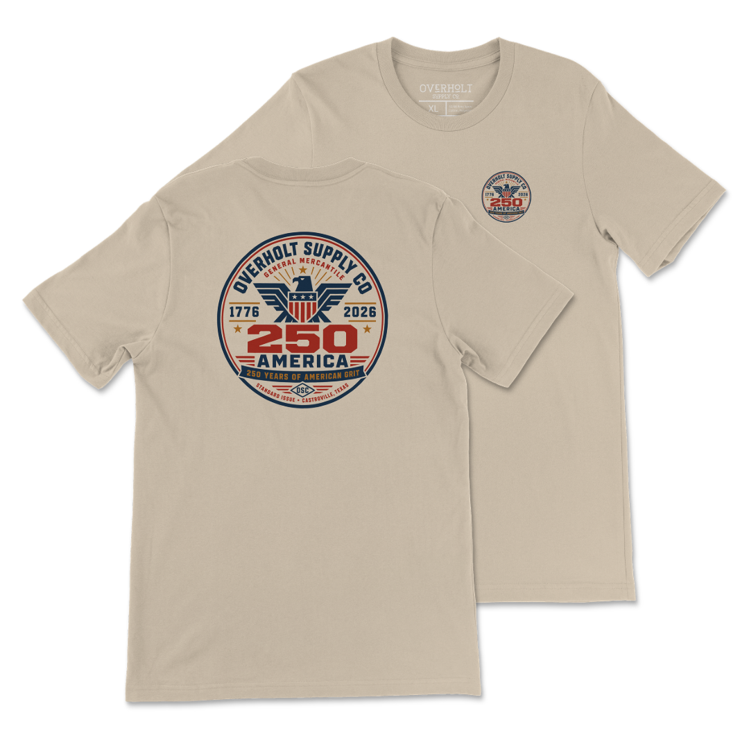 OSC-188 America 250 Tee - Soft Cream