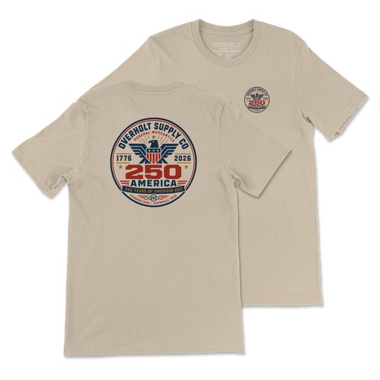 OSC-188 America 250 Tee - Soft Cream