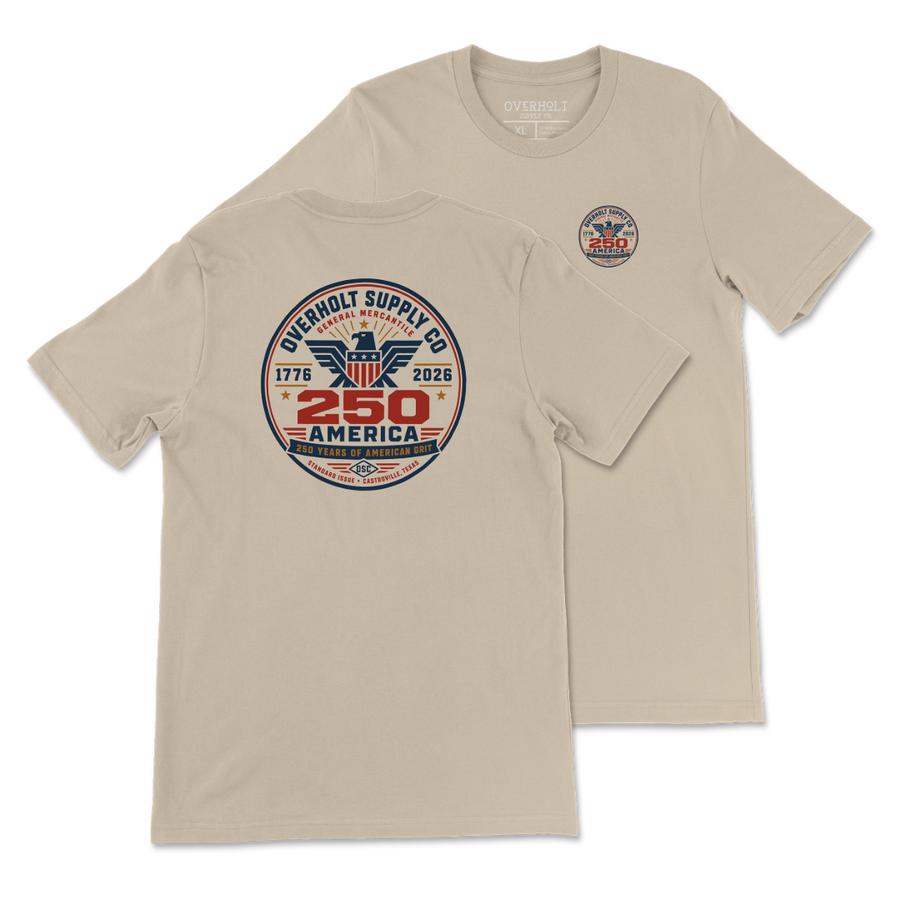 OSC-188 America 250 Tee - Soft Cream