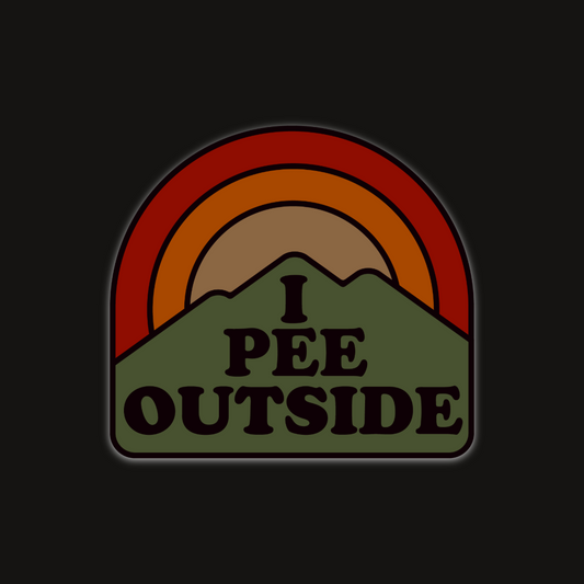 OSC-190 I Pee Outside Sticker
