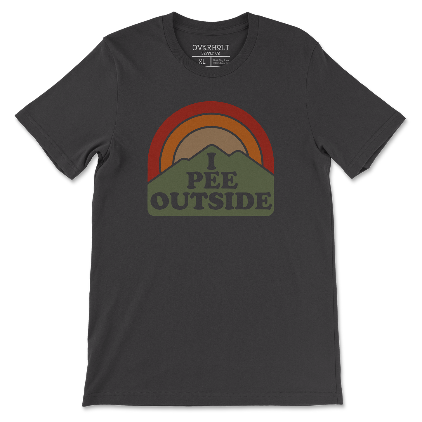 OSC-190 - I Pee Outside Tee - Vintage Black
