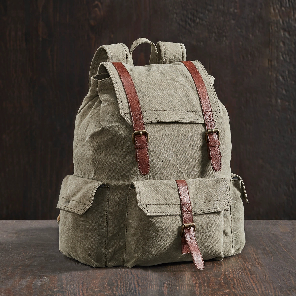 Wanderer Waxed Canvas Backpack