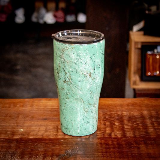 30 Oz Teal Marble