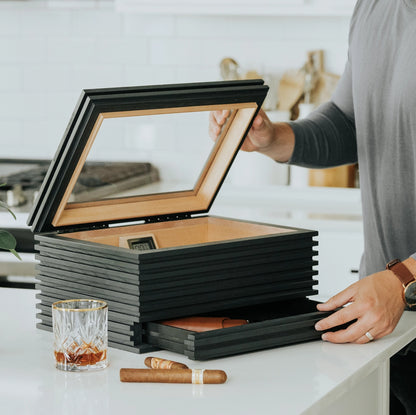 Kobi Glass Top Humidor