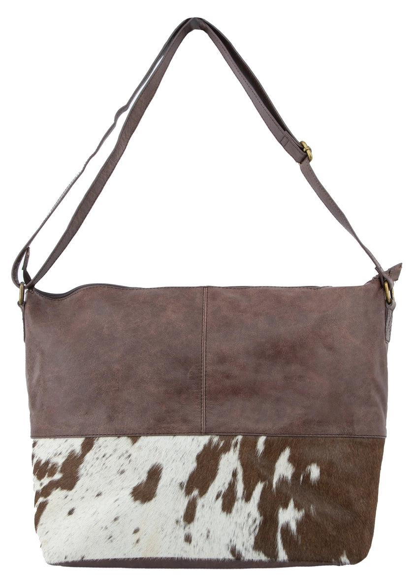 Esabella Tote – Hair-On Hide & Vegan Leather
