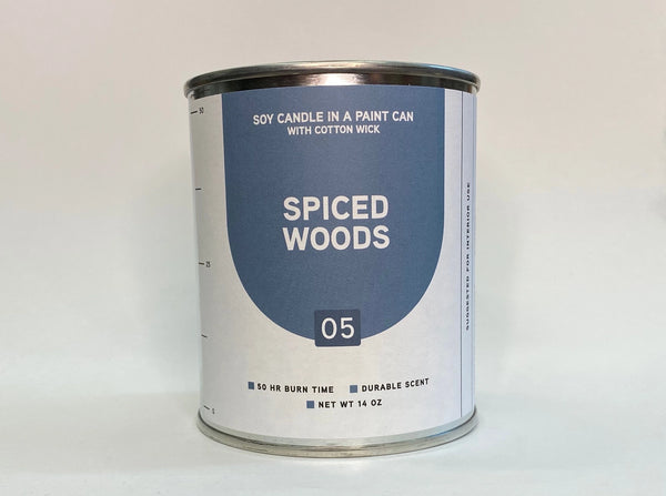 Paint Can Soy Candle - Spiced Woods