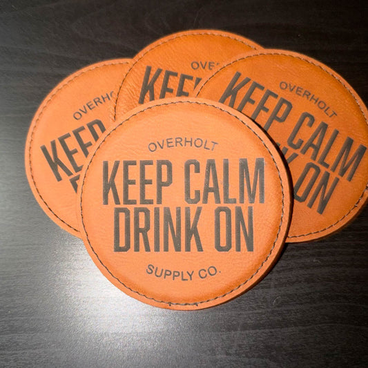 OSC-207 Keep Calm Drink On - Coasters