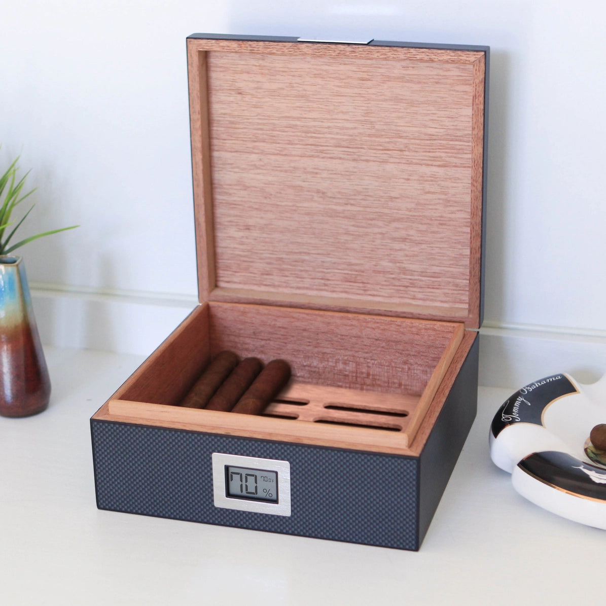 Kingston Carbon Fiber Finish Humidor