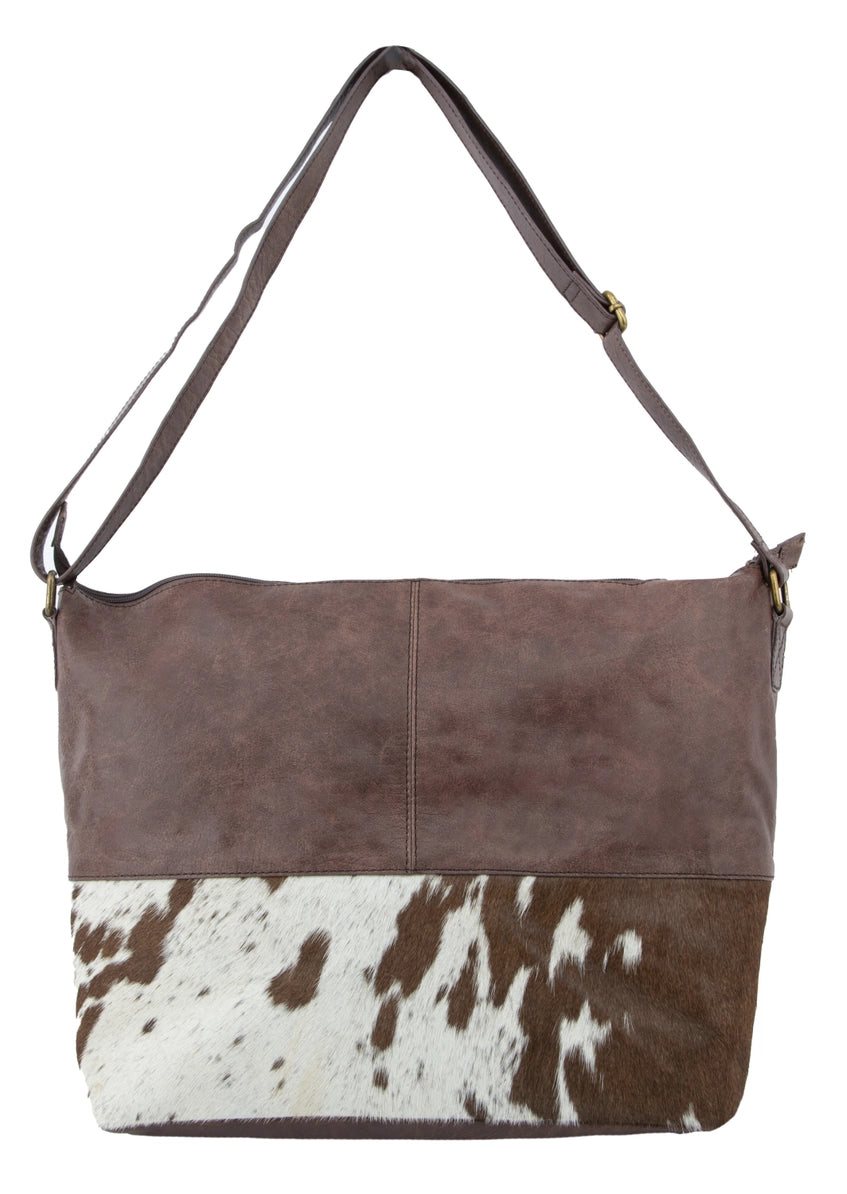 Esabella Tote – Hair-On Hide & Vegan Leather