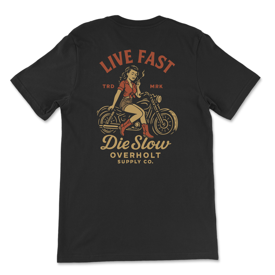 OSC-110 — "Live Fast, Die Slow" T-Shirt
