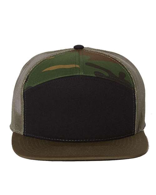 Black/Loden/Camo 7-Panel