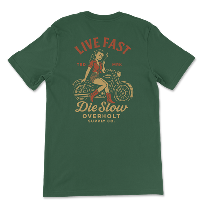 OSC-110 — "Live Fast, Die Slow" T-Shirt