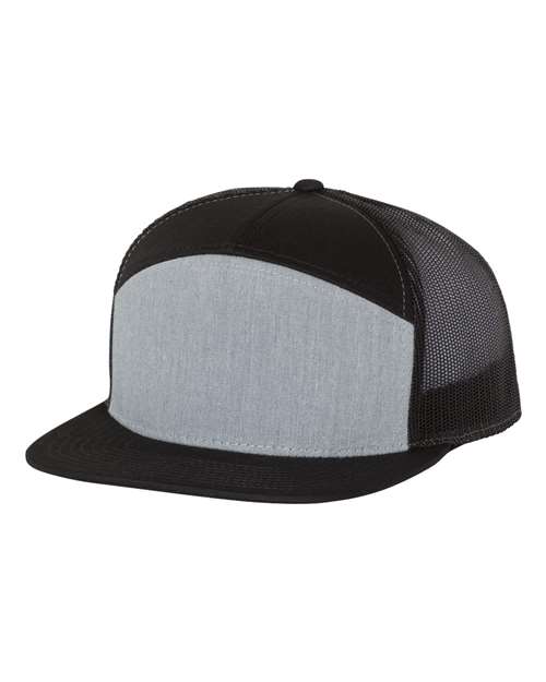 Heather/Black 7-Panel