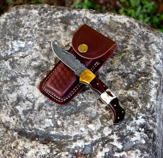 Wood and Stag Horn Folder