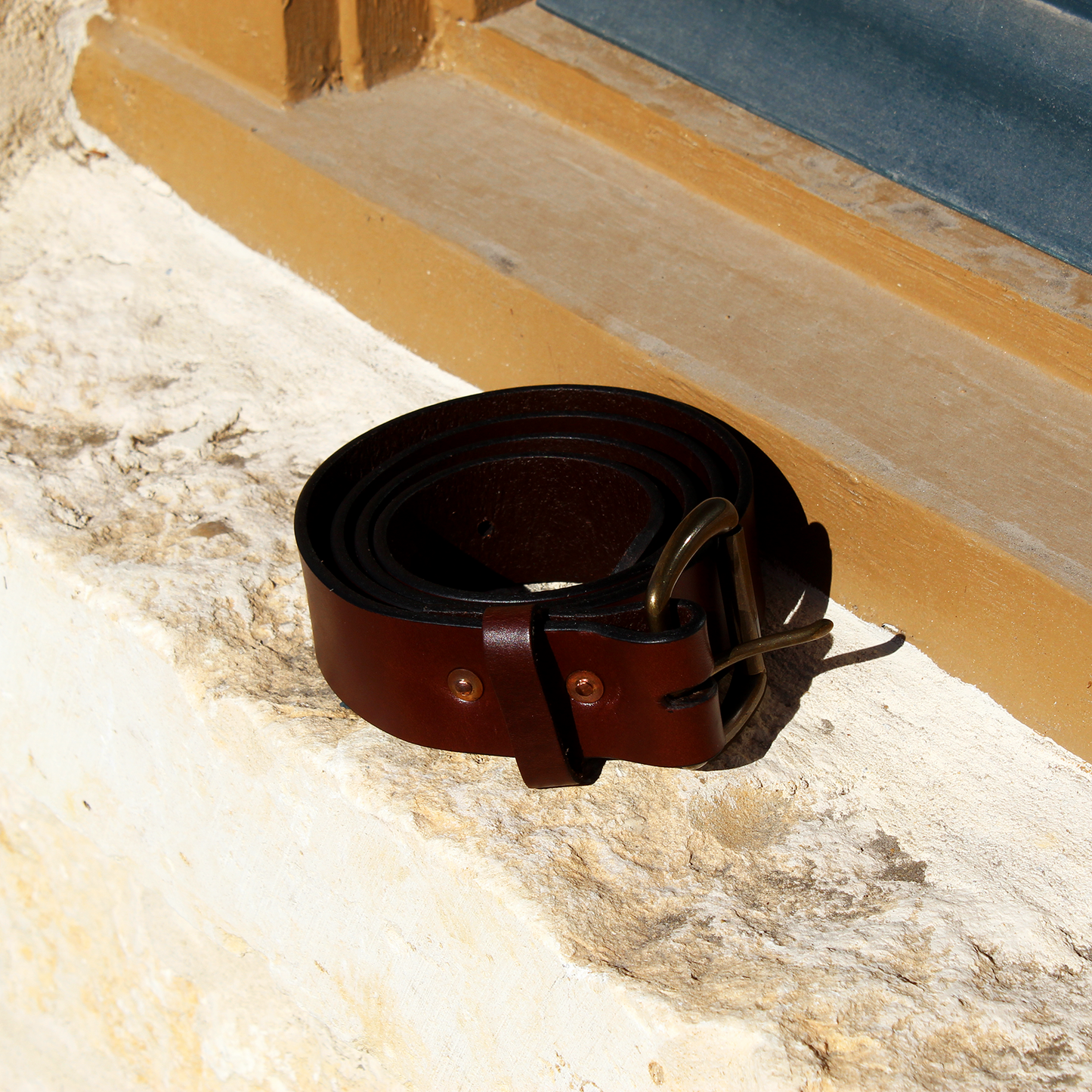 Heritage Leather Men's Belt