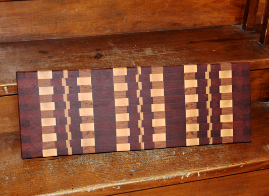 Handcrafted Texas-Made Hickory End Grain Cutting Board