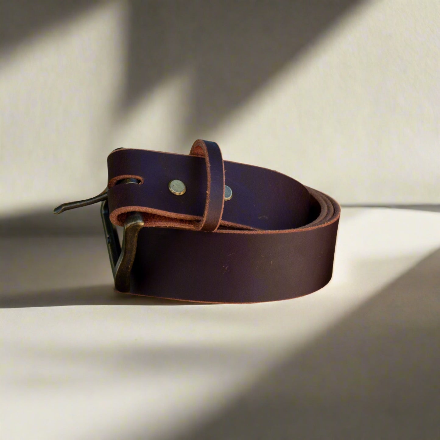 Overholt Men's Leather Belt
