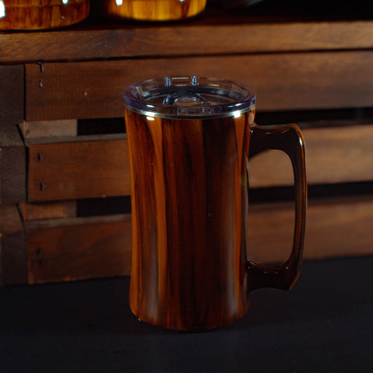 20 Oz Wood Grain Mug