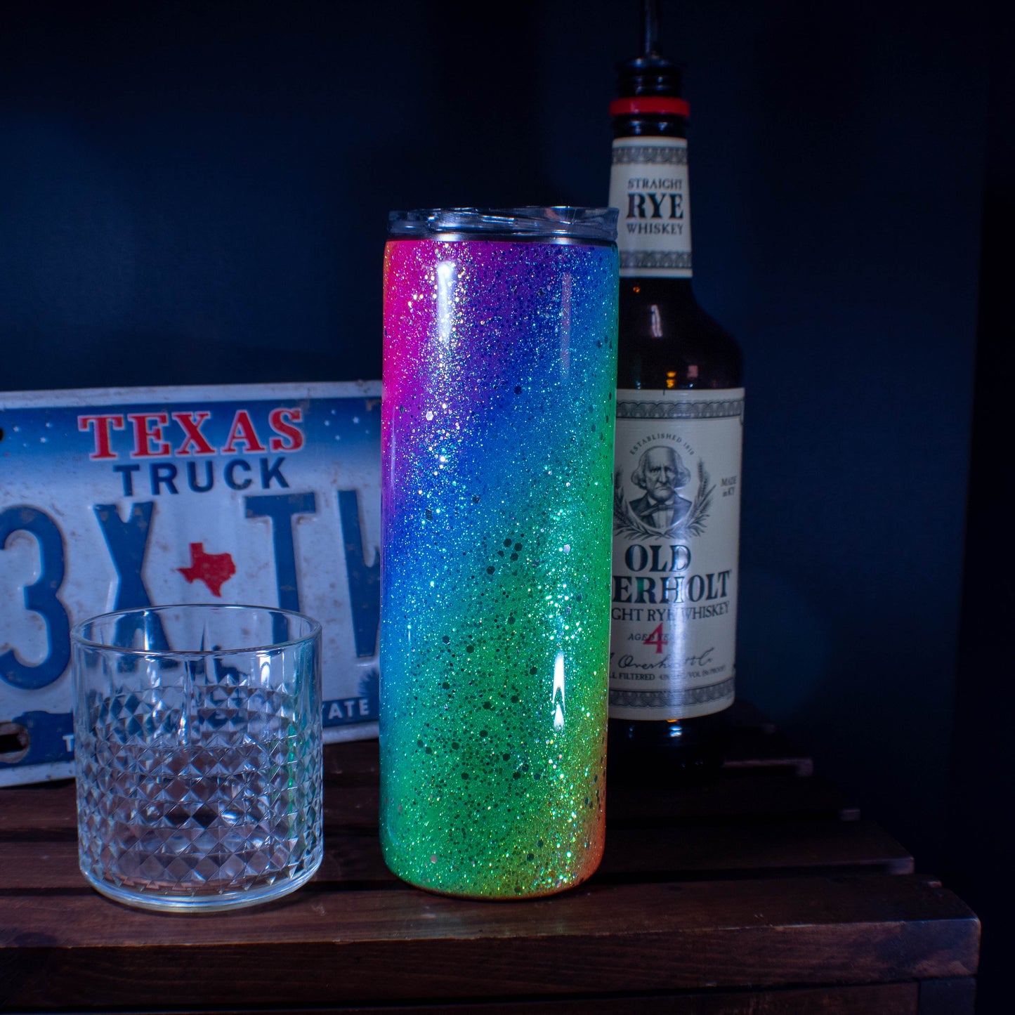 20 Oz Glow in the Dark Rainbow