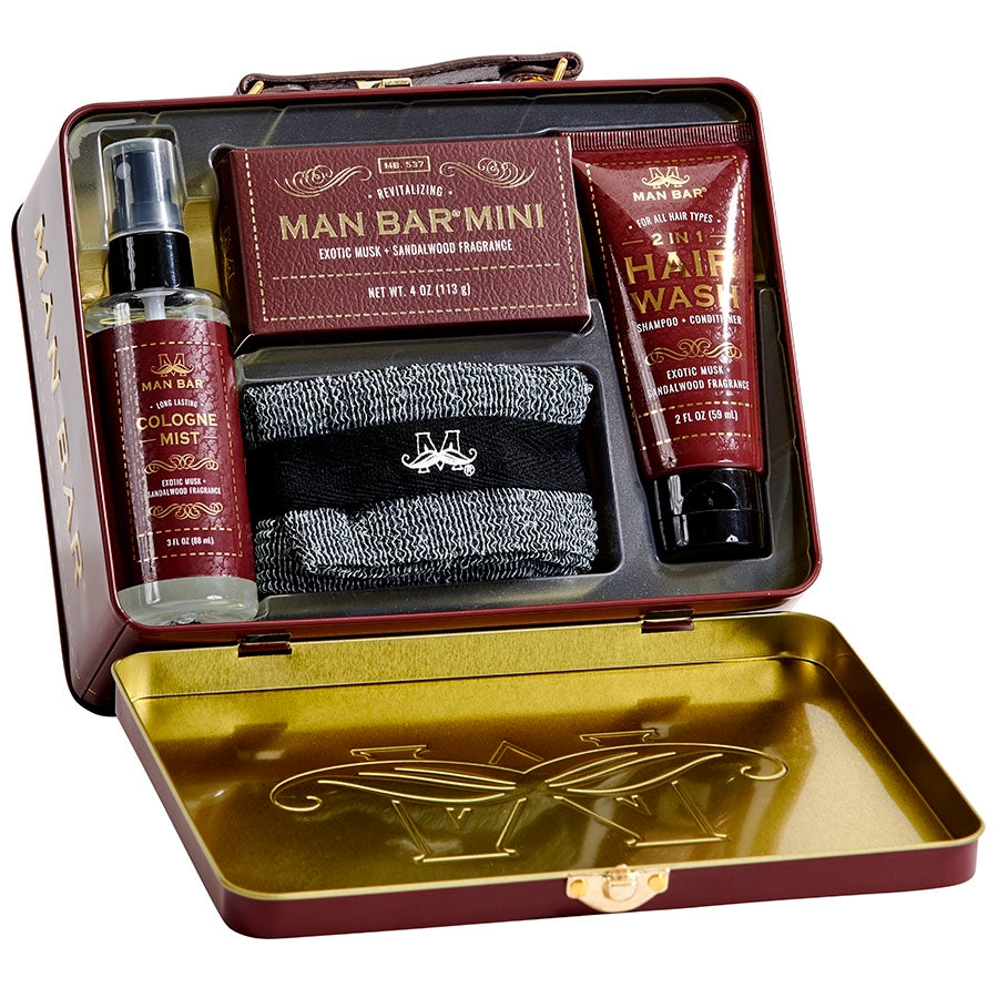 Man Bar Travel Kit — Musk & Sandalwood