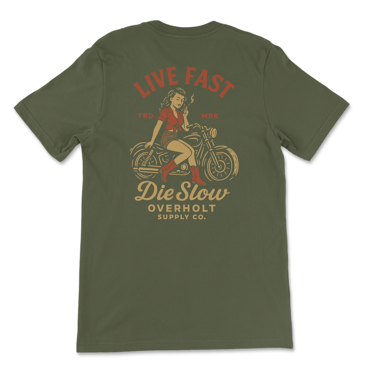 OSC-110 — "Live Fast, Die Slow" T-Shirt
