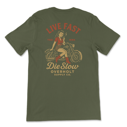 OSC-110 — "Live Fast, Die Slow" T-Shirt