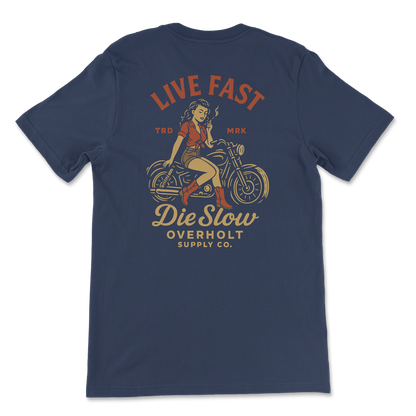 OSC-110 — "Live Fast, Die Slow" T-Shirt