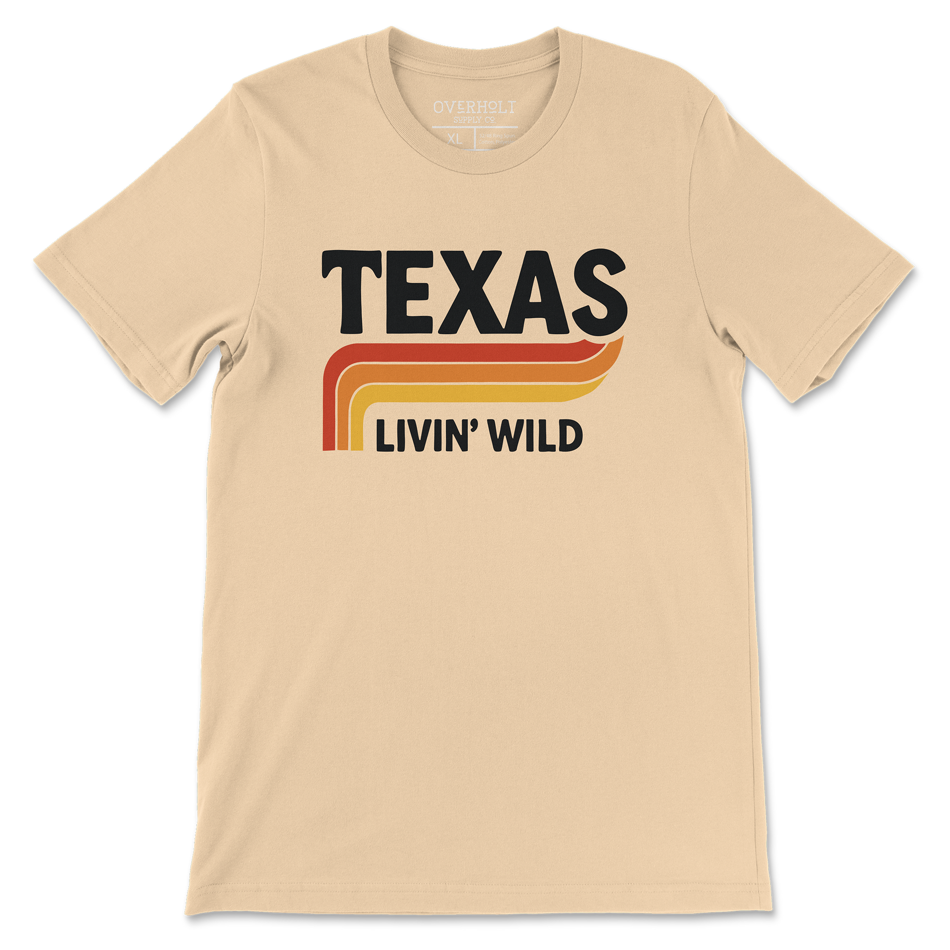 OSC-098 “Texas Livin' Wild” T-Shirt – Overholt Supply Co.
