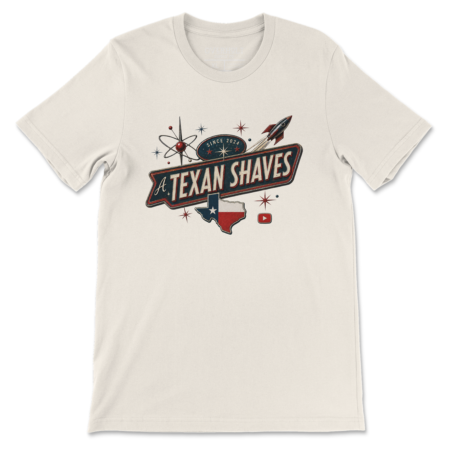 A Texan Shaves Atomic Badge