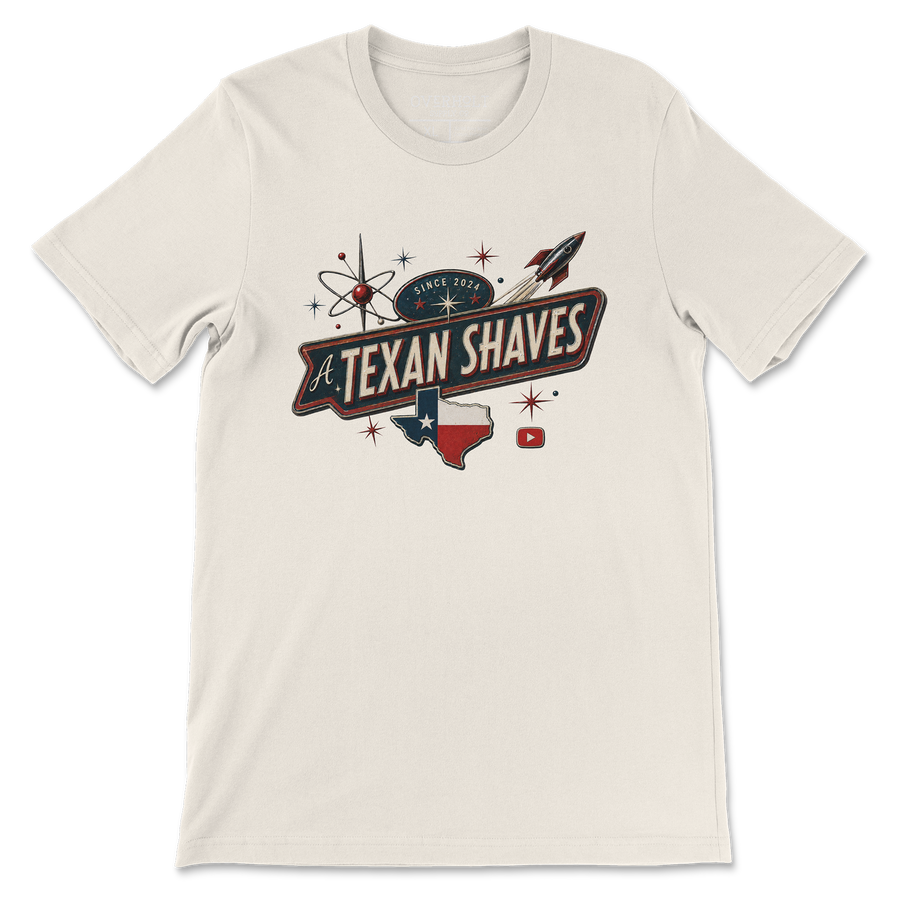 A Texan Shaves Atomic Badge