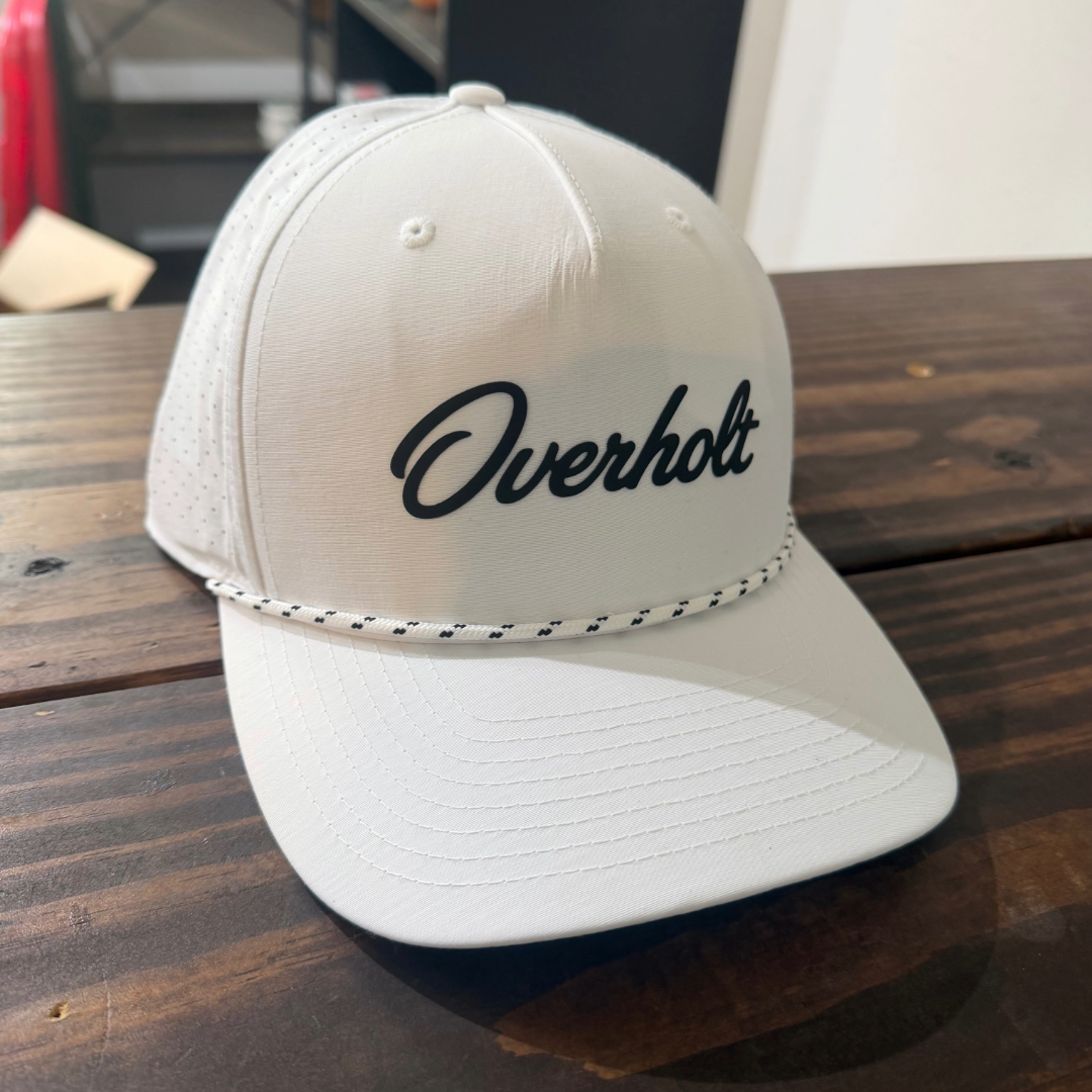 OSC-186 Overholt Golf Field Cap - White