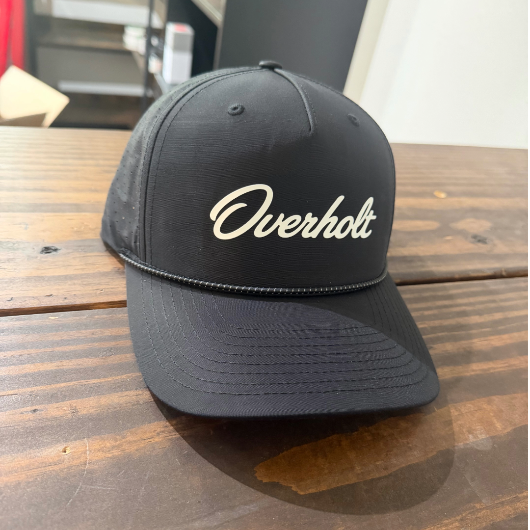 OSC-186 Overholt Golf Field Cap - Black