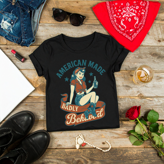 OSC-107 "American Made, Badly Behaved" T-Shirt