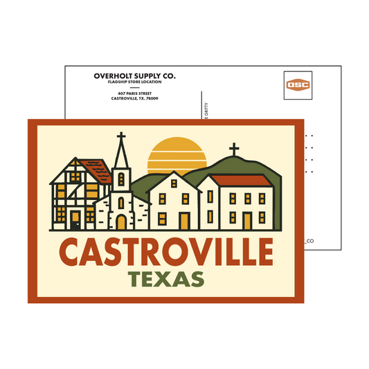 OSC-119 Castroville Bold Lines — Post Card